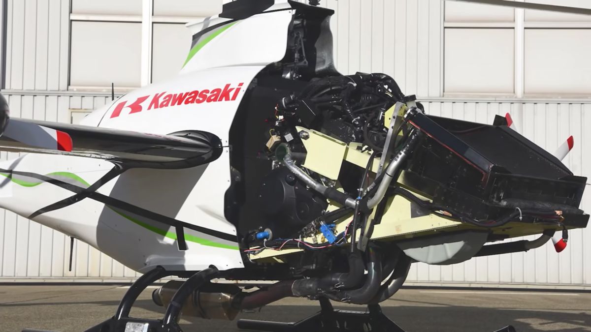 Kawasaki test unmanned K-RACER compound helicopter