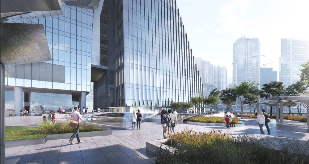 Snøhetta designs landmark building in Hong Kong at former Kai Tak Airport