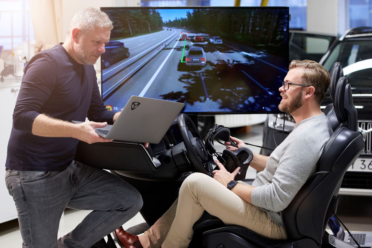 Volvo Cars using the latest gaming technology to develop safer cars