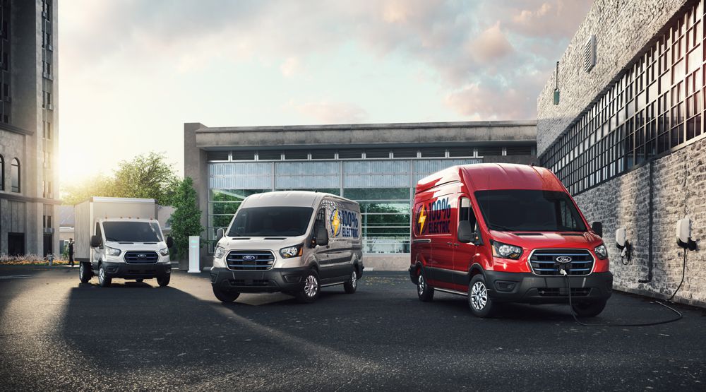 Meet the all-electric Ford E-Transit Van