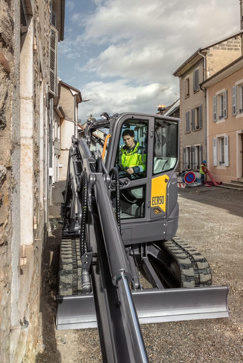 Introducing the new Volvo F generation ECR50 Compact Excavator