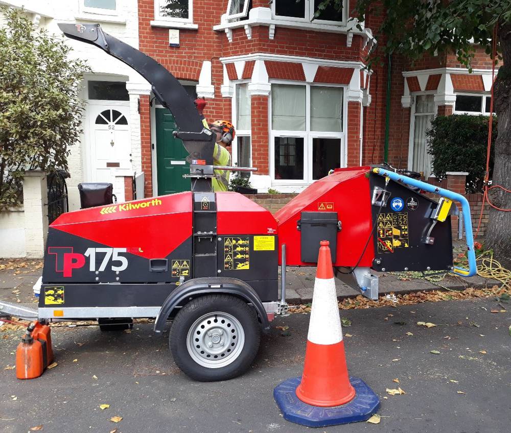 Hounslow Highways puts the very first electric chipper to work