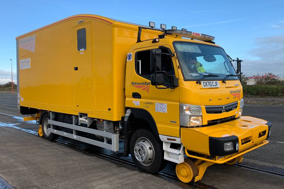 Network Rail's new road-to-rail vehicle can reach emergencies faster