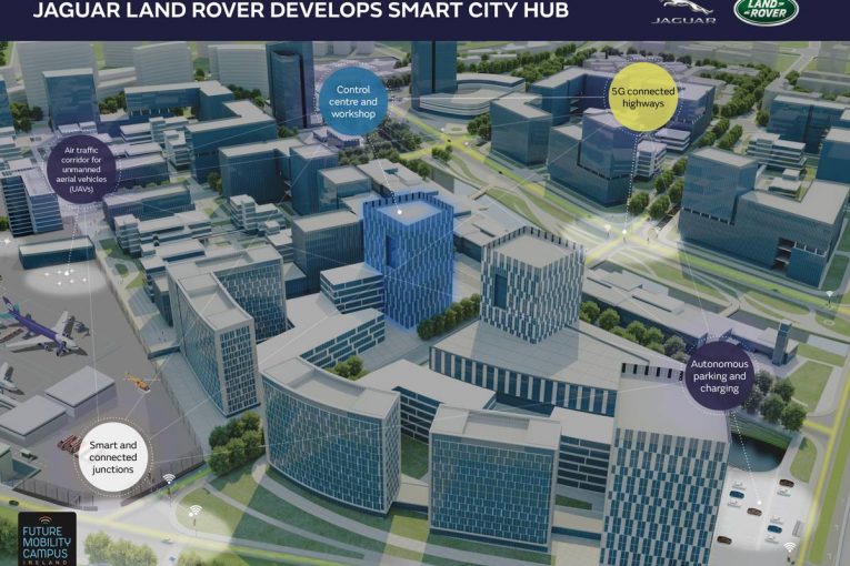 Jaguar Land Rover testing self-driving technology with Smart City Hub