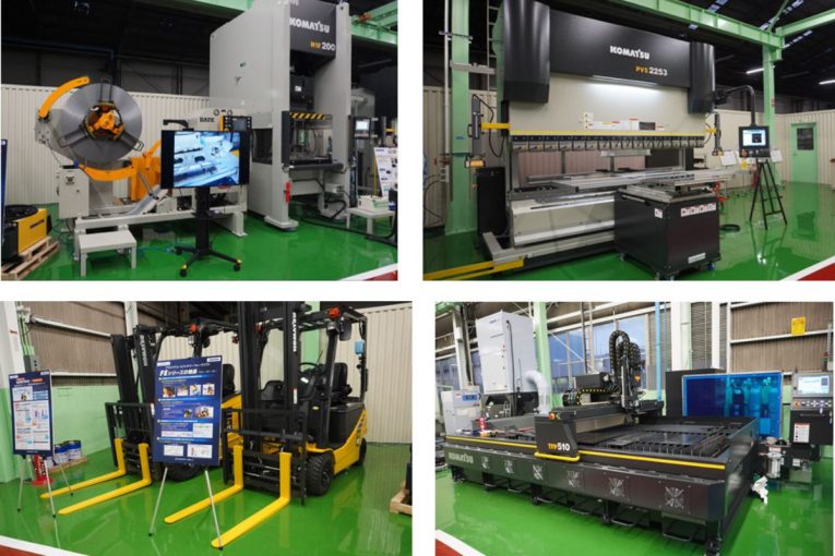Komatsu Group open East Japan Exhibition Hall in Oyama City