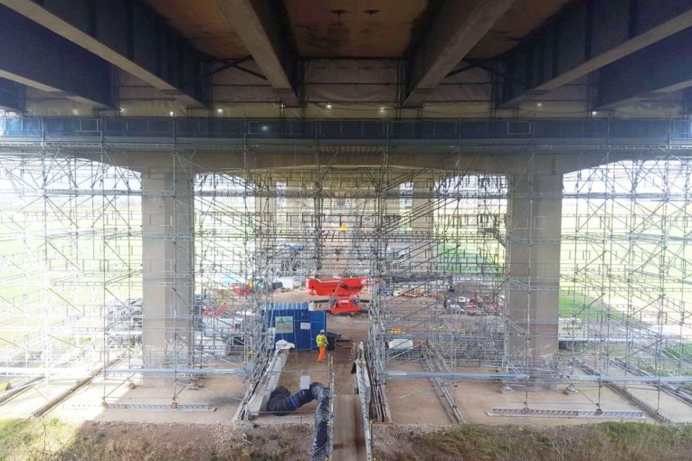 Abseiling and diving all part of the job for Highways England engineers and inspectors