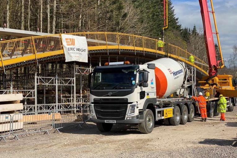 Unique stainless steel and concrete bridge built in Cumbria to combat flooding risk
