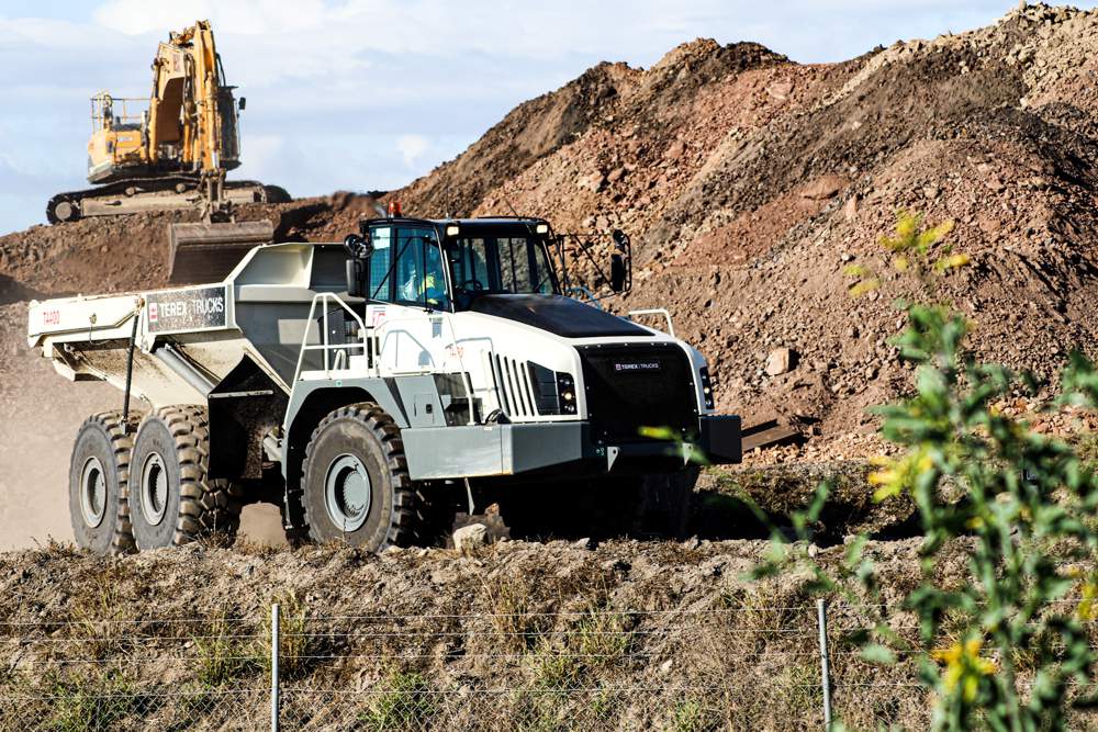 Terex Trucks TA400 Articulated Hauler gets tough in Australia