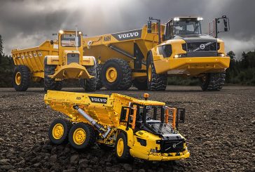 54 years of Volvo Articulated Haulers celebrated in Lego Technic