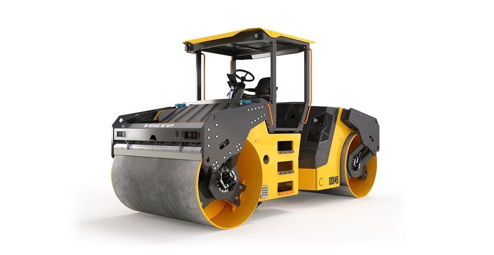 VolvoCE 14 ton DD145 compactor designed for the Chinese construction market