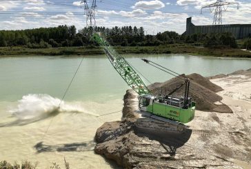 SENNEBOGEN 640 E dragline crane digs in for Adam Frères in France
