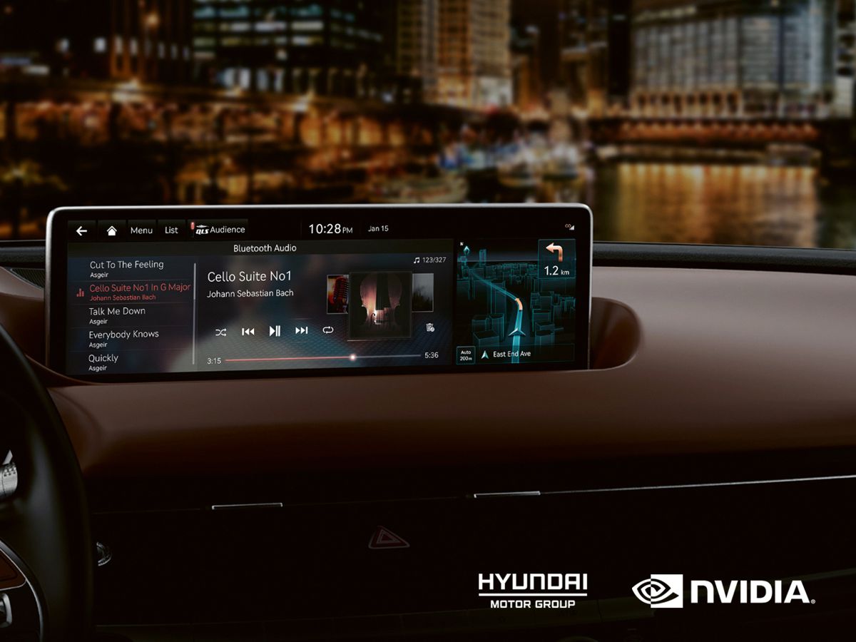 Hyundai selects NVIDIA DRIVE Infotainment and AI future models