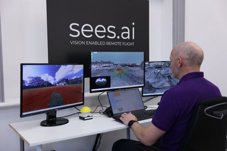 sees.ai wins UK Government drone funding to protect workers in highway infrastructure