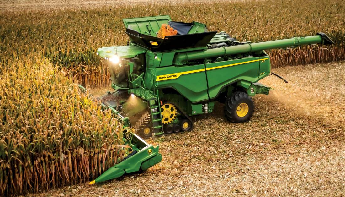 John Deere honoured by CES for X Series Combines in Robotics category