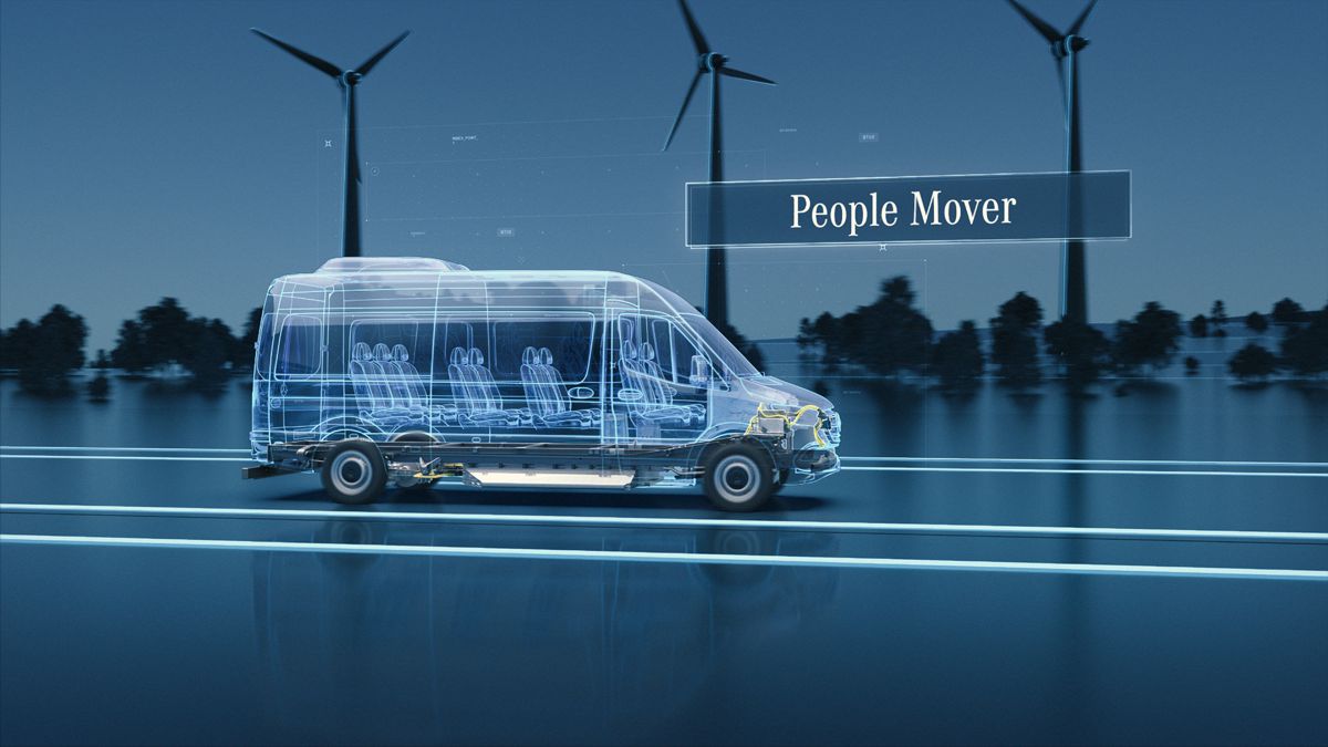 Mercedes-Benz eSprinter Van based on new Electric Versatility Platform