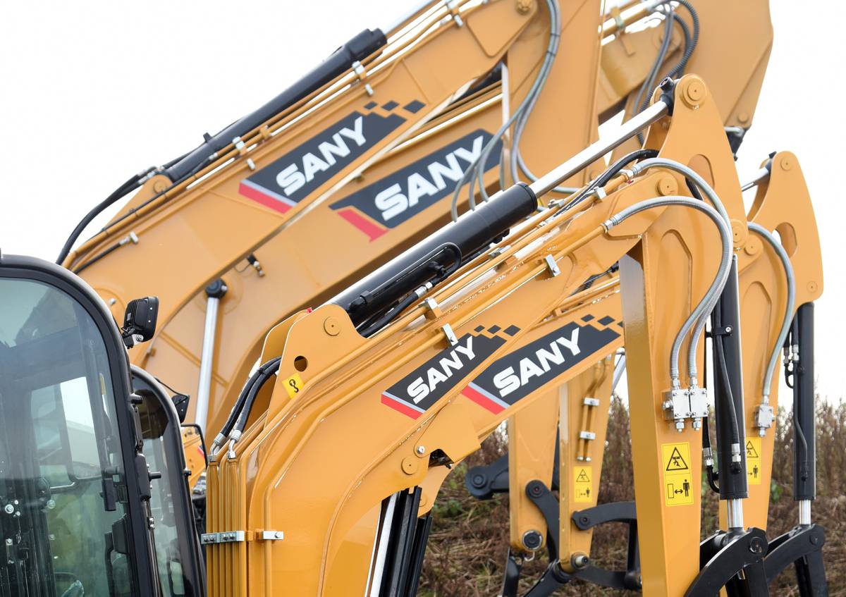 SANY UK & Ireland makes its Executive Hire Show Debut