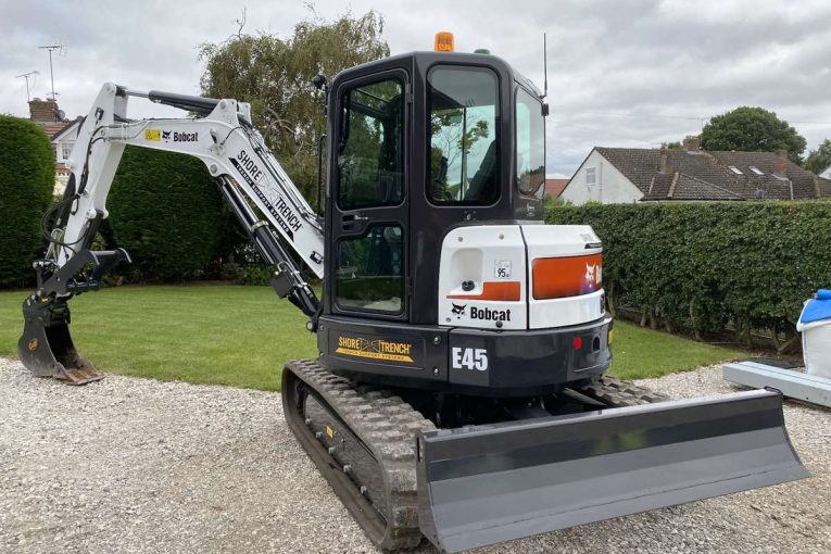 ShoreTrench goes hi-tech with Bobcat E45 Mini-Excavator and Depth Check system