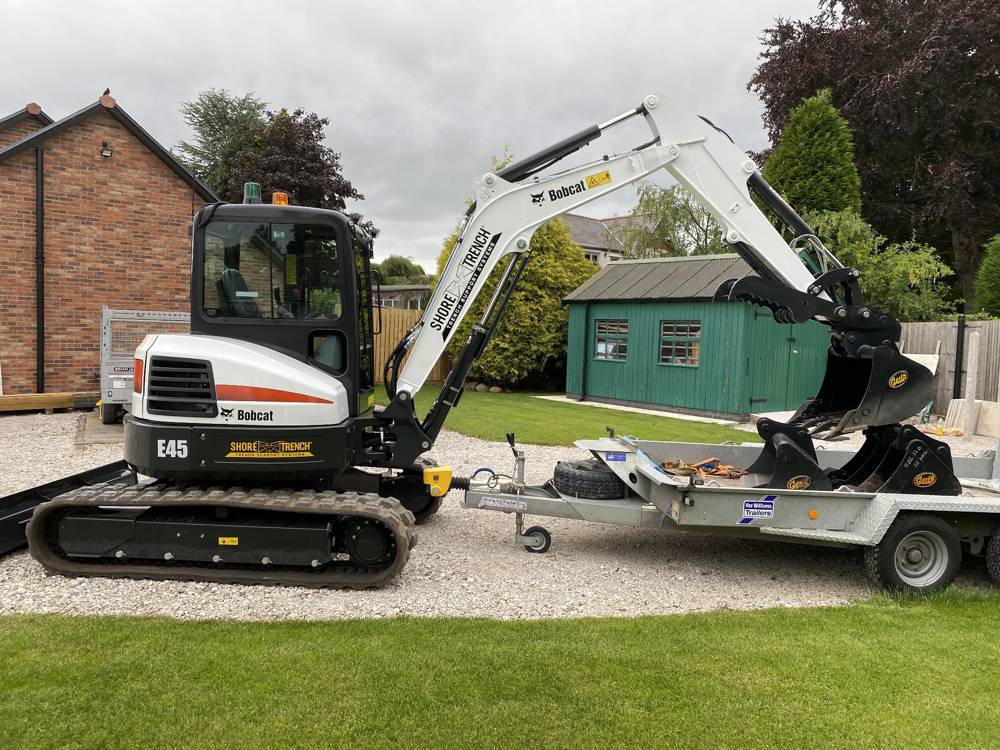 ShoreTrench goes hi-tech with Bobcat E45 Mini-Excavator and Depth Check system