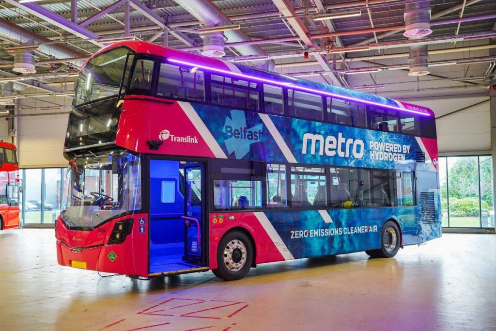 The decarbonisation of public transport in Northern Ireland has taken a significant leap forward with a new contract for 145 zero and low emission buses.  Representing an investment of around £66 million by the Department for Infrastructure, the programme will include the buses supplied by local firm Wrightbus and the associated infrastructure. They form a key part of Translink’s Net Zero Emissions Strategy and will be fundamental in creating cleaner and greener transport to positively impact the climate emergency and air quality.  The 100 zero emission buses comprise 80 Battery Electric Vehicles and 20 Hydrogen Fuel Cell Electric Vehicles and will be the most environmentally-friendly buses in Ireland. 