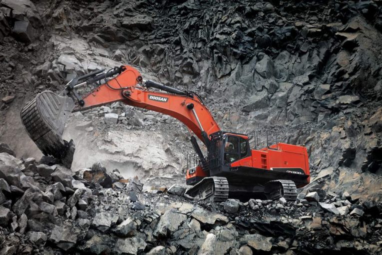 Doosan releases their largest and most powerful excavator for mining and construction