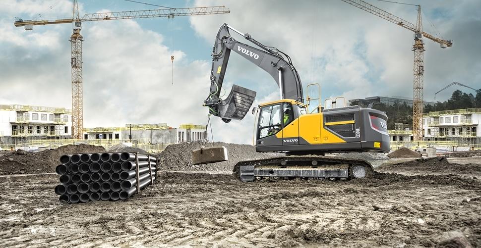 VolvoCE electro-hydraulic Construction Equipment significantly improves fuel efficiency