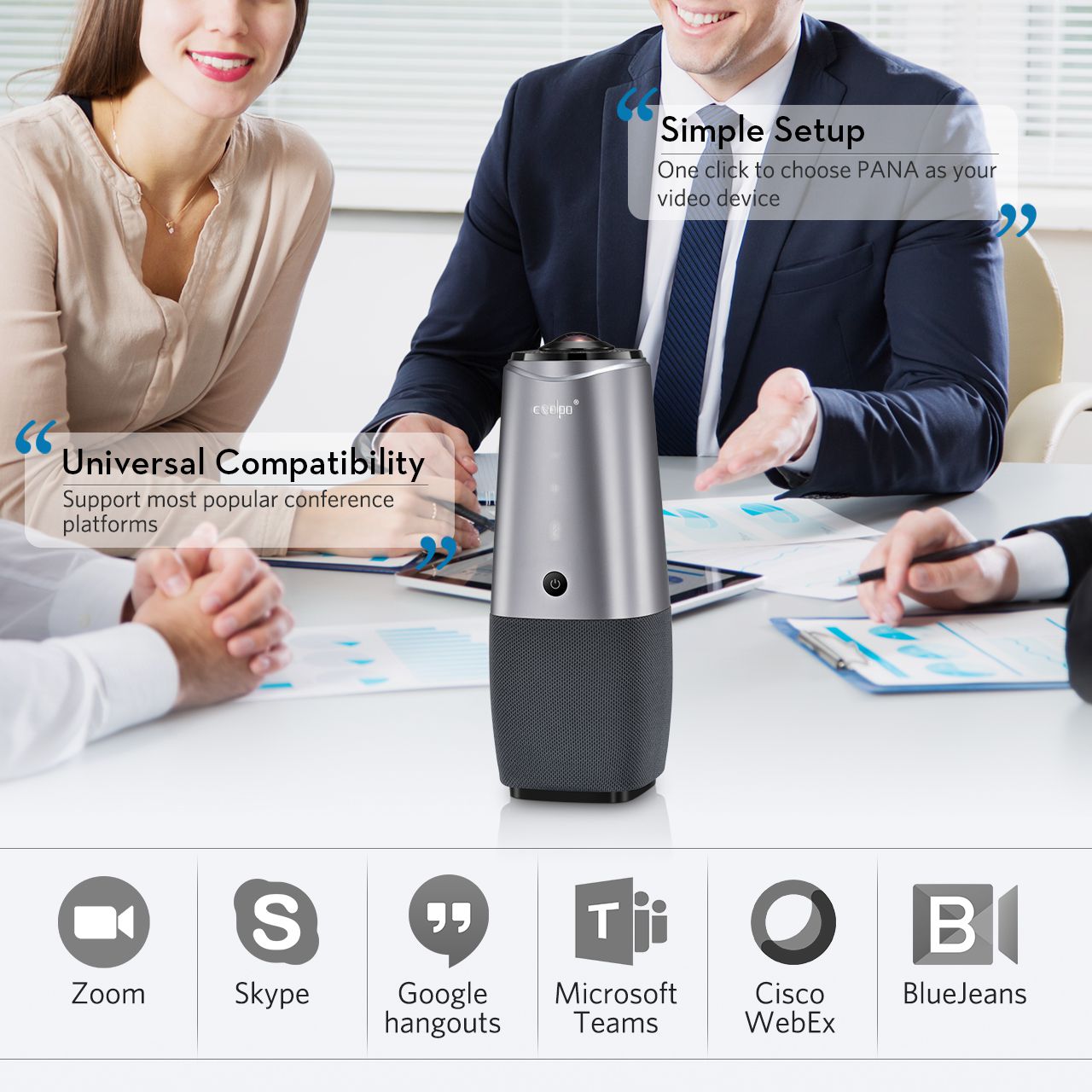 Virtual meetings get smart with All-in-One 360 intelligent conference solution