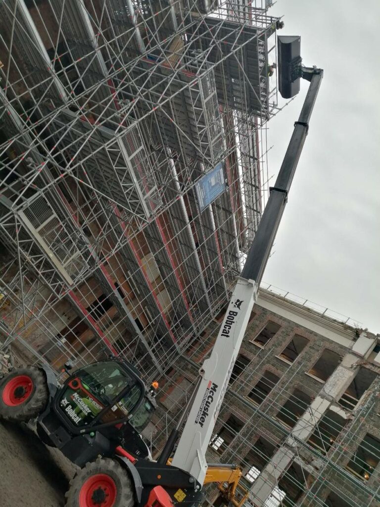 Bobcat Telehandler and mini-excavator head to Belfast for McCusker ...