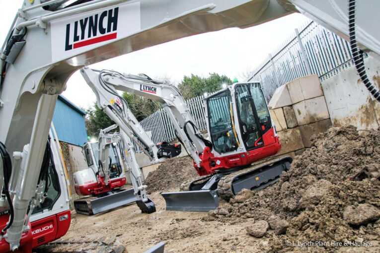 Lynch Plant Hire expands fleet with Takeuchi excavators fitted with GKD machine control