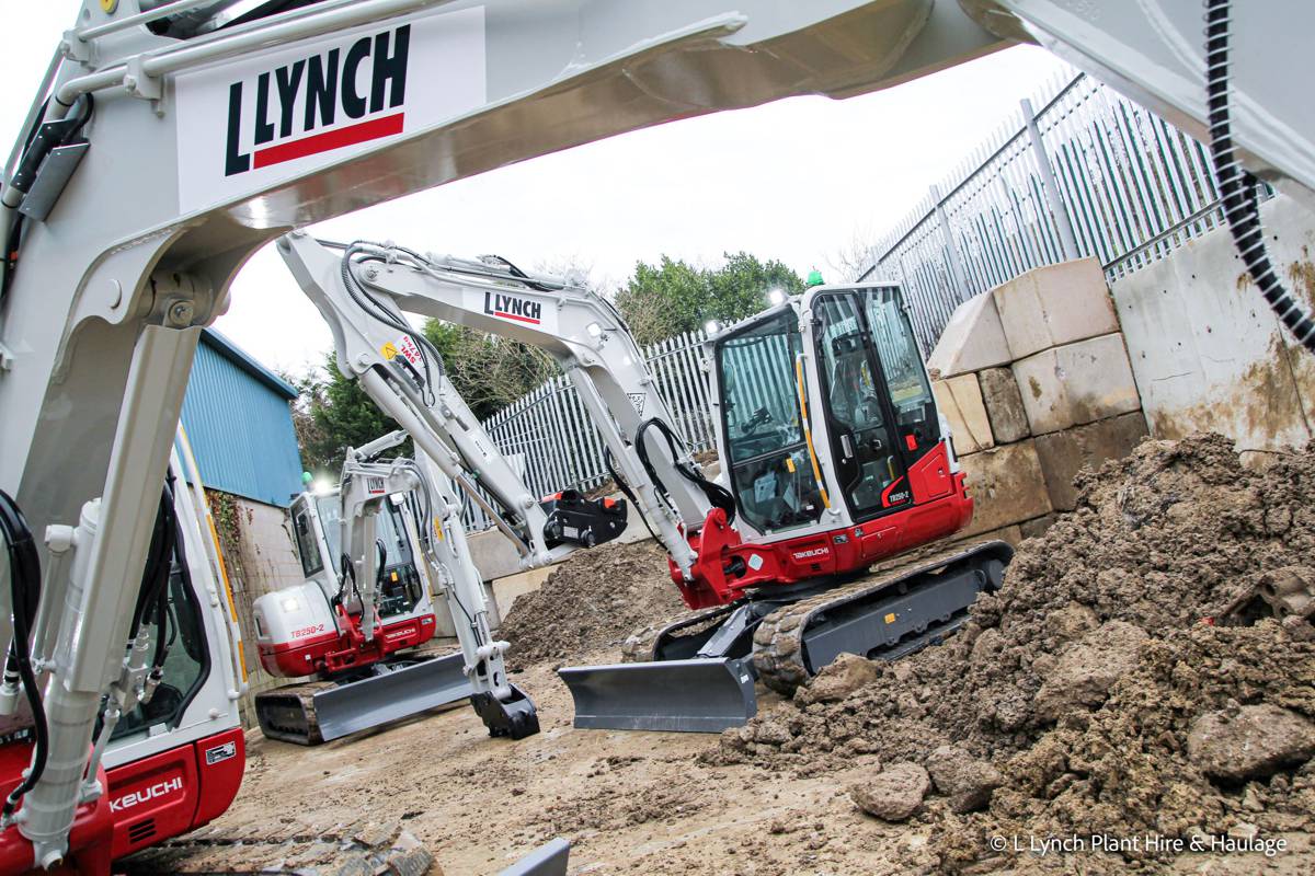 Lynch Plant Hire expands fleet with Takeuchi excavator fitted with GKD machine control