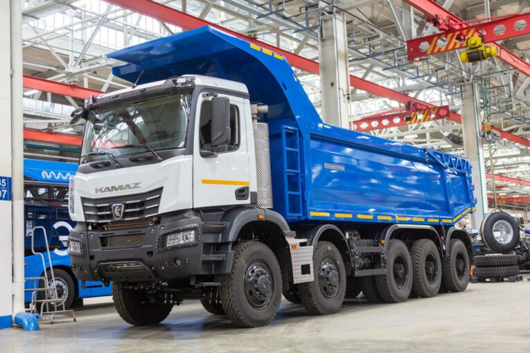 Russian KamAZ mining dump trucks equipped with Allison automatic