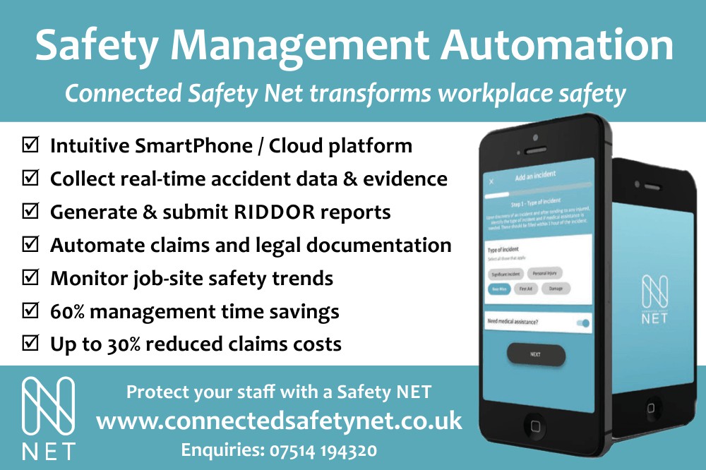Reduce accidents and revolutionise site safety with Connected Safety Net