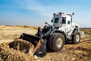 JCB armour plated excavator supports landmine clearance in Afghanistan
