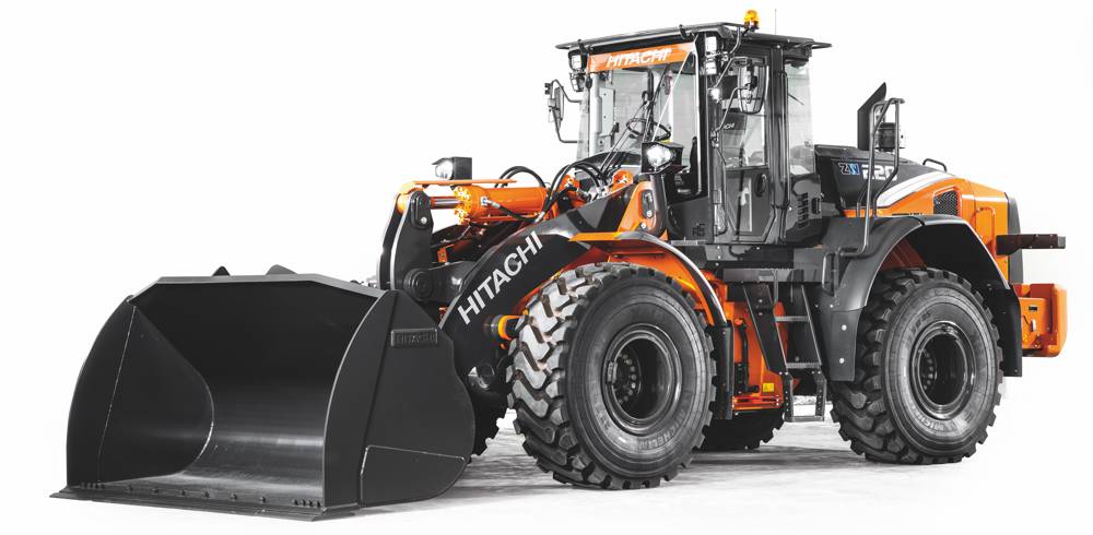 Hitachi introduces their first Stage V-compliant wheel loaders