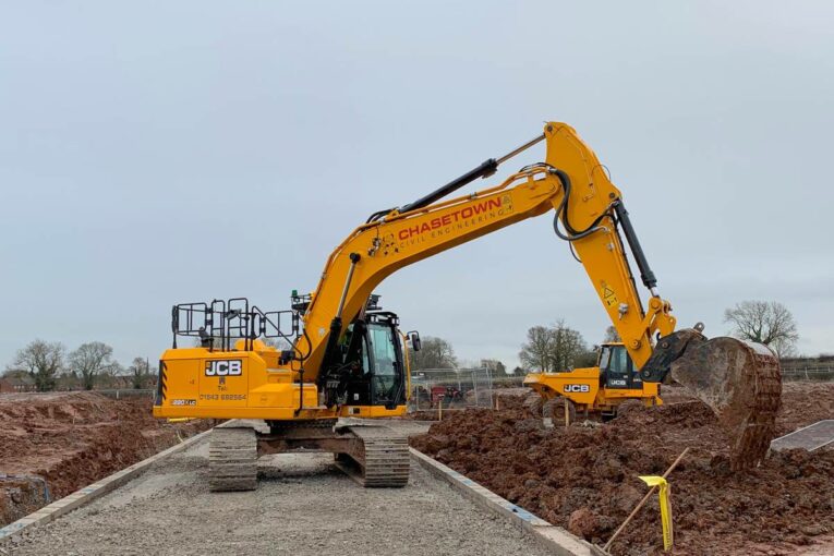 JCB scores big deal for X-Series Excavators for Chasetown Civil Engineering