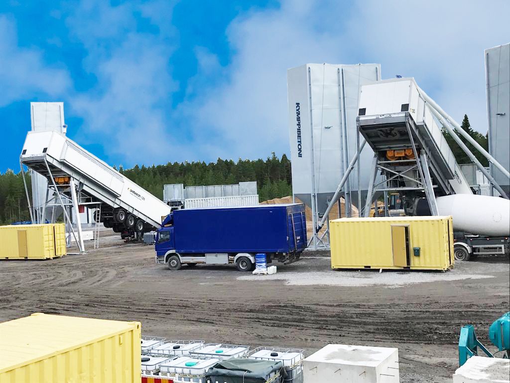 Kymppibetoni Oy chooses Rapidbatch Mobile Concrete Plant for Wind Farm Foundations