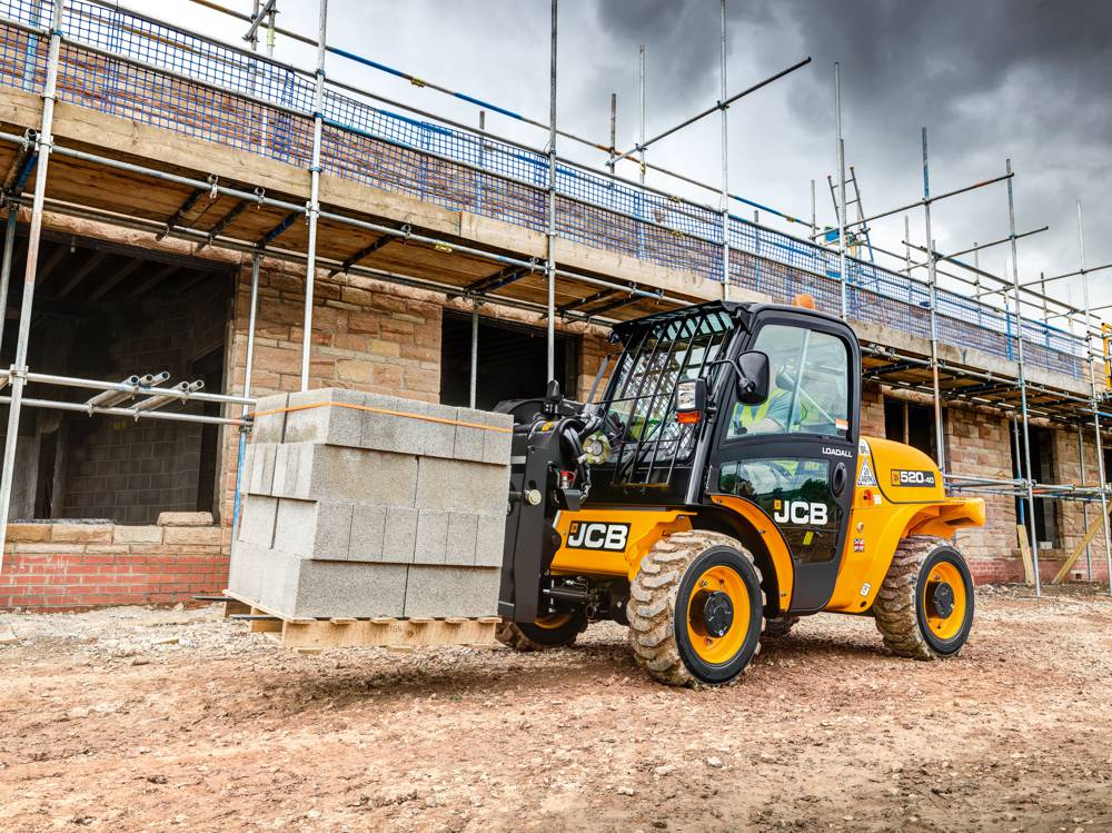 JCB updates Loadall Telehandlers for the European construction market