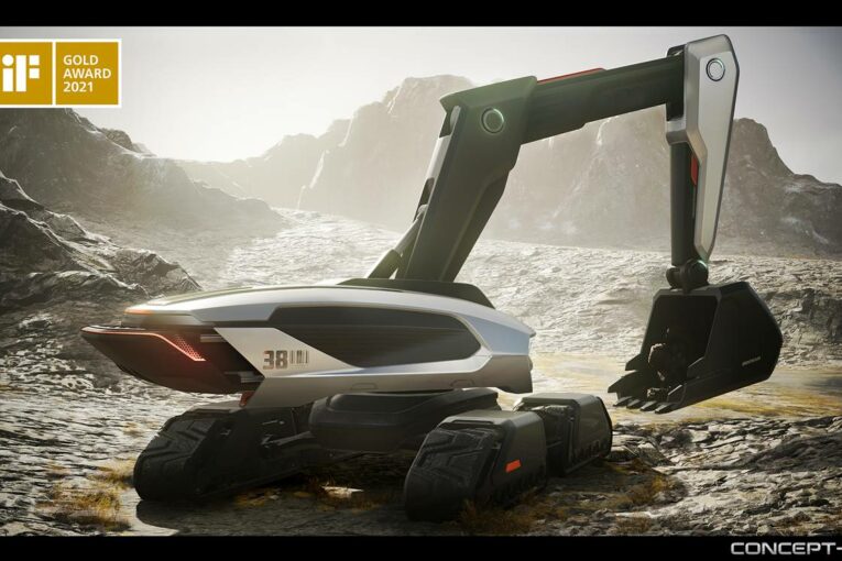 Doosan Concept-X Excavator wins iF Design Gold Award
