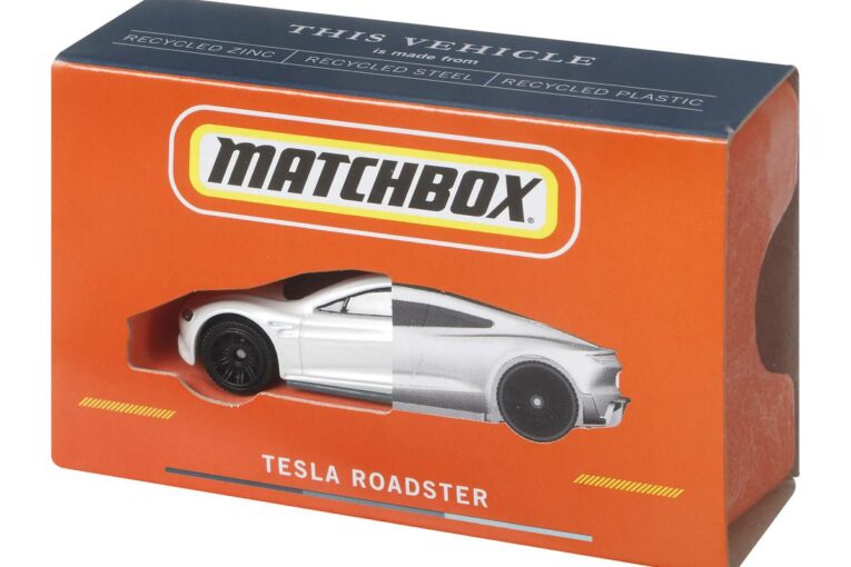Mattel unveils CarbonNeutral Matchbox Tesla Roadster die-cast vehicle