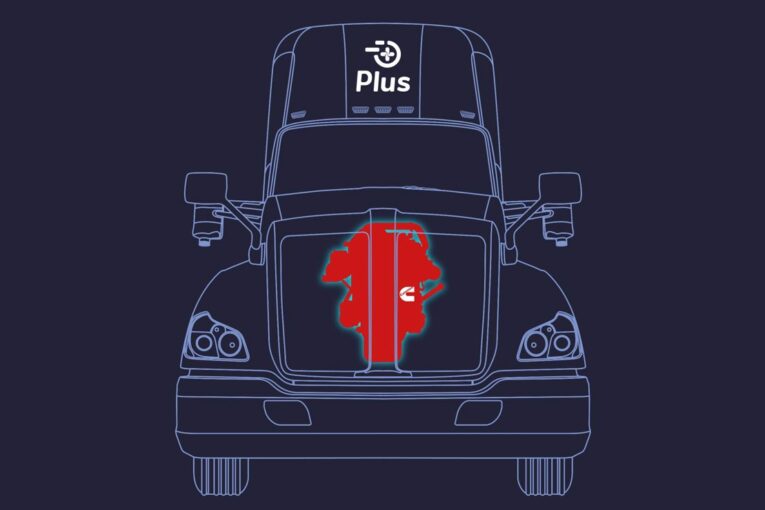 Plus and Cummins collaborate on Natural Gas Powertrain Autonomous Trucks