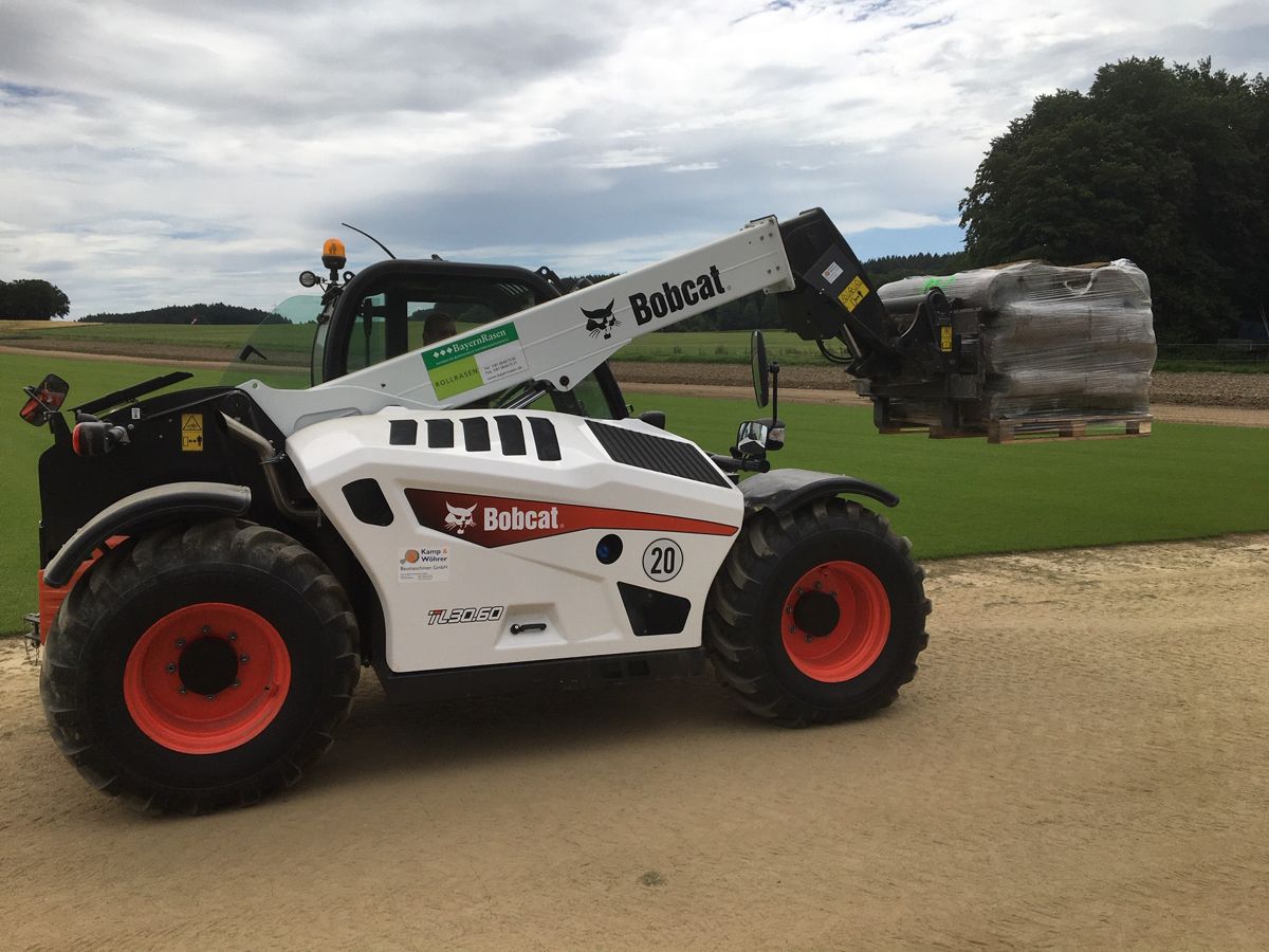 Turf Production in Bavaria now relies on a Bobcat TL30_60 Telehandler