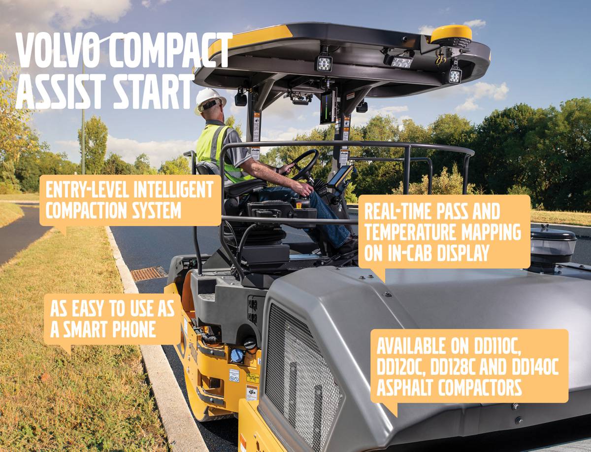 VolvoCE adds entry-level package for Compact Assist Intelligent Compaction System