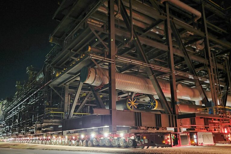 Mammoet transports massive modules for Gulf Coast Growth Ventures in Texas