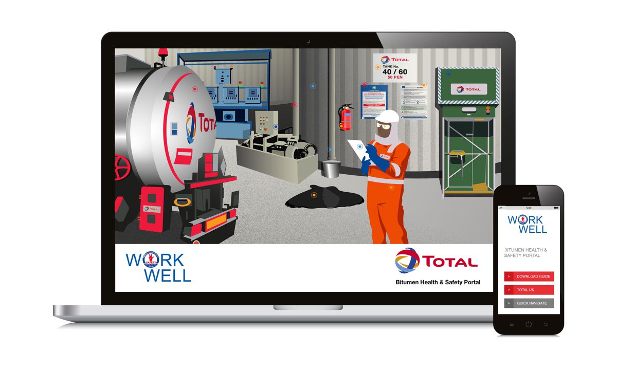 Total UK launches Work Well safety training portal for the Bitumen Industry