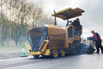 Knowsley Surfacing diversifies with a small Cat Paver from Finning