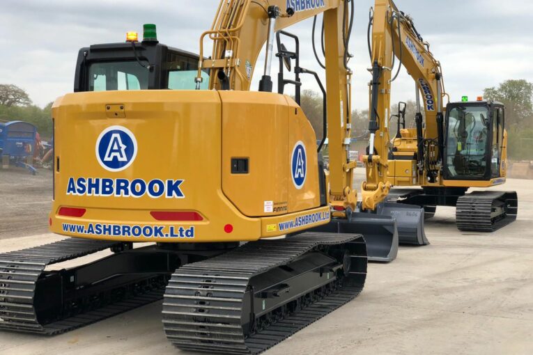 ASHBROOK excited to be the first UK company to receive Cat 315 GC Excavators
