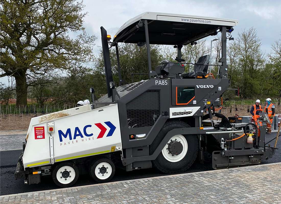 Volvo P6870D ABG Paver with heated VB79 Screed sets a new standard in paving