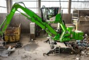 SENNEBOGEN electric material handler gets sorted with ceiling power and diesel powerpack