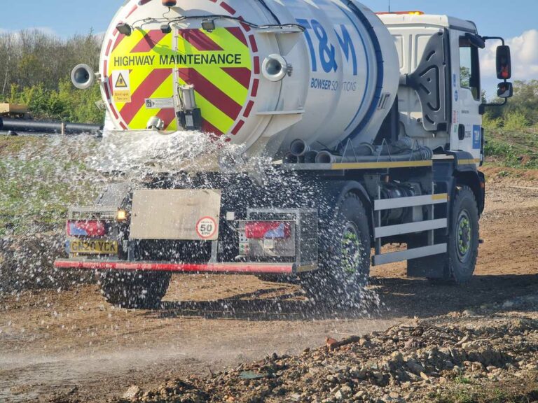 T&M combats dusty construction sites with Dust Suppression fleet