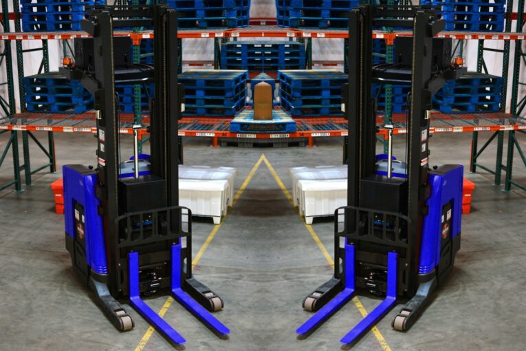 Autonomous Material Handlers developed by Third Wave Automation and Toyota