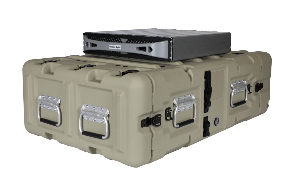 Western Digital's Ultrastar Edge Server and Ultrastar Edge MR, a militarized, ruggedized version. High-performance servers for faster processing, lower latency, and real-time decision making even in harsh environments with limited or no network connectivity.